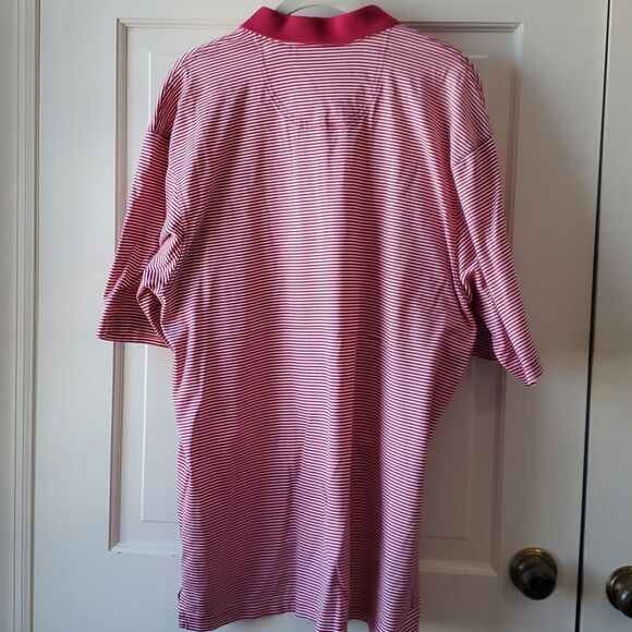 OXFORD GOLF KAPALUA CABO GOLF SHORT BRIGHT  PINK SHIRT SIZE LARGE COTTON - Picture 6 of 6